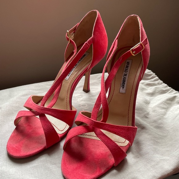 Manolo Blahnik Heeled Strappy Sandals - Picture 2 of 6